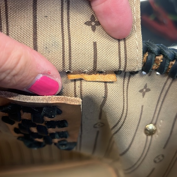 Boho fringe authentic Louis Vuitton monogram neverfull MM - Picture 4 of 8